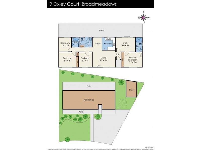 9 Oxley Court, Broadmeadows VIC 3047 Floorplan