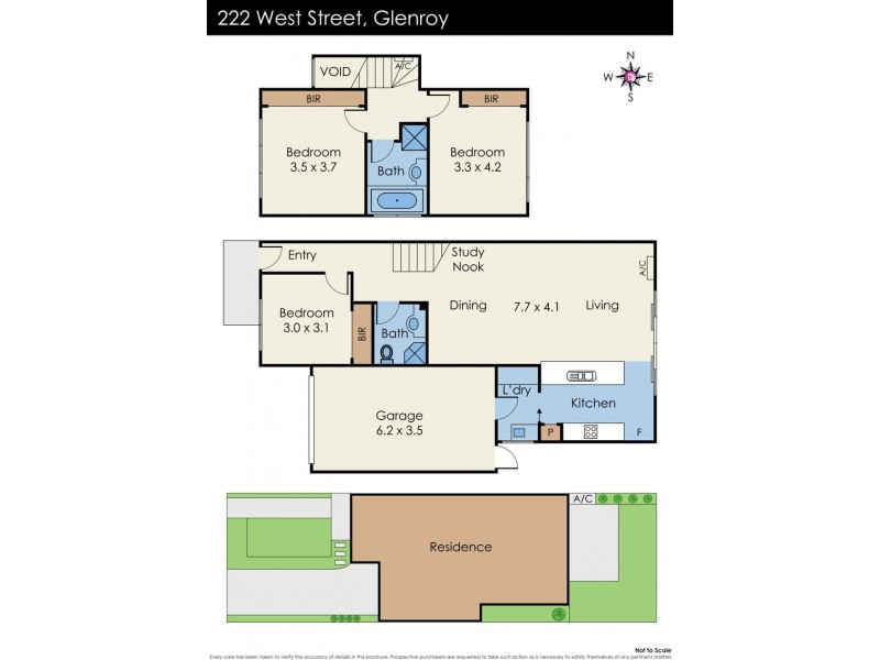 222 West Street, Glenroy VIC 3046 Floorplan