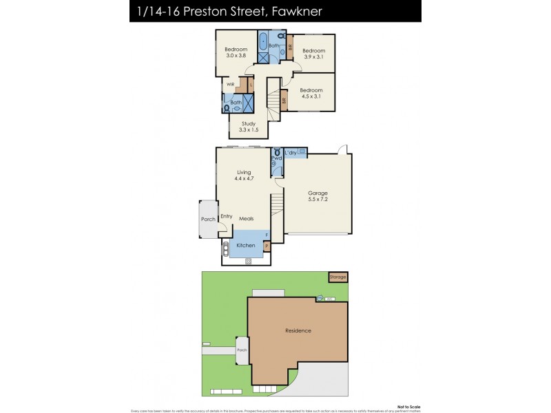 1/14 Preston Street, Fawkner VIC 3060 Floorplan