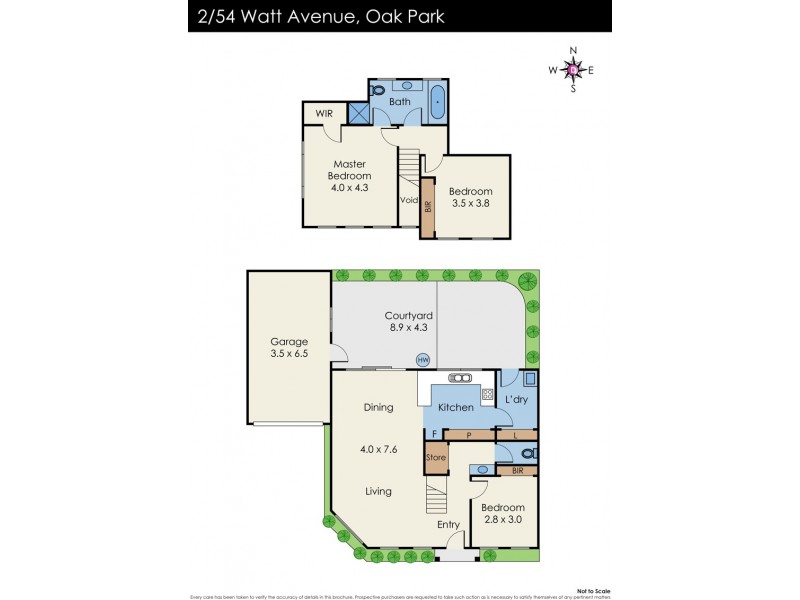 2/54 Watt Avenue, Oak Park VIC 3046 Floorplan