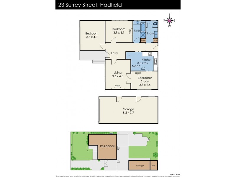 23 Surrey Street, Hadfield VIC 3046 Floorplan
