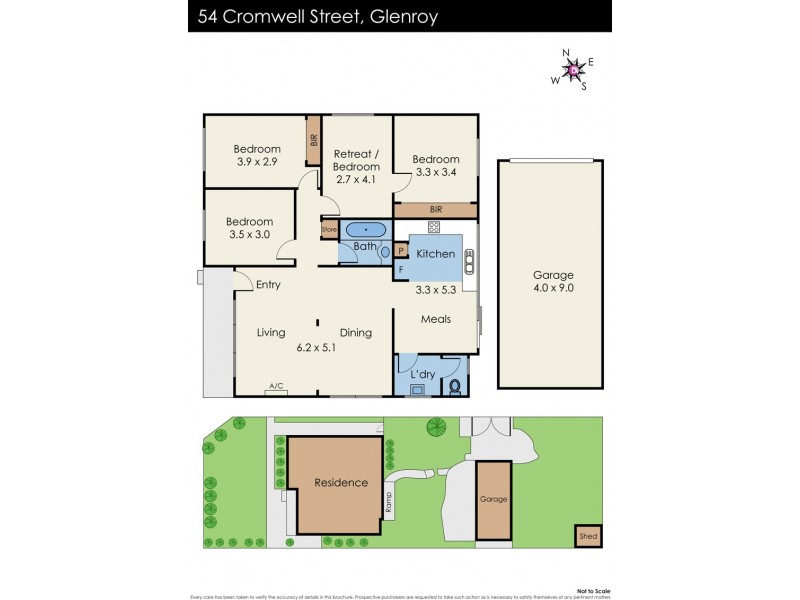54 Cromwell Street, Glenroy VIC 3046 Floorplan