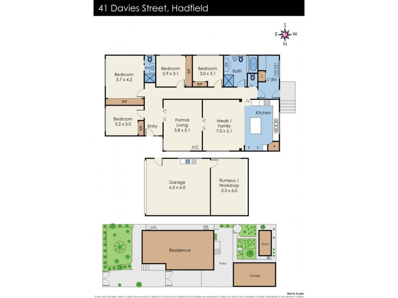 41 Davies Street, Hadfield VIC 3046 Floorplan