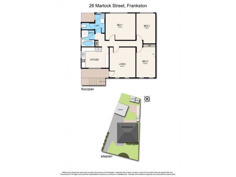 26 Marlock Street, Frankston North VIC 3200 Floorplan