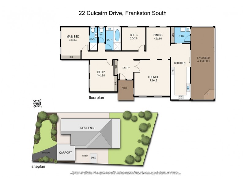 22 Culcairn Drive, Frankston South VIC 3199 Floorplan