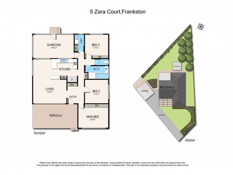 5 Zara Court, Frankston VIC 3199 Floorplan