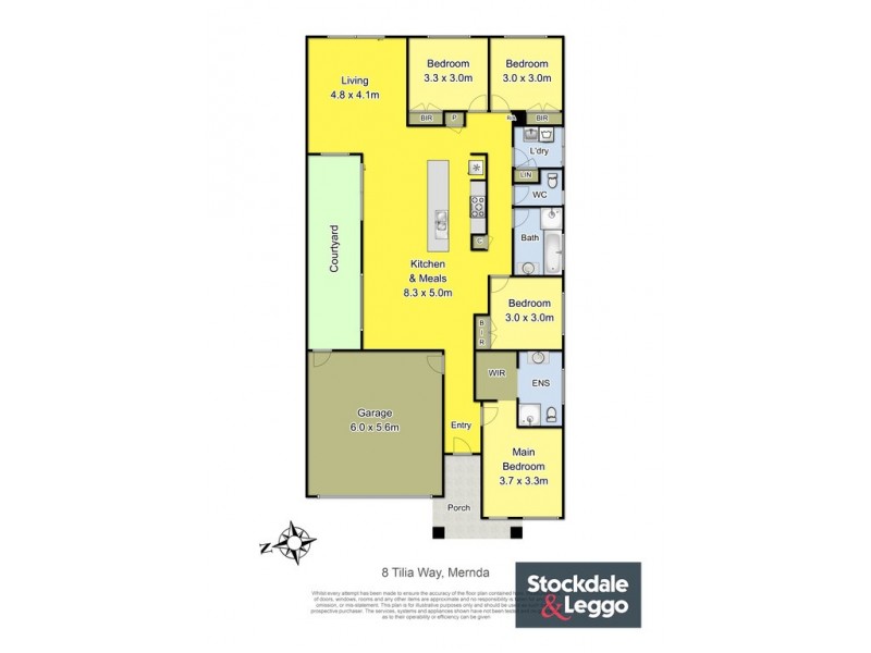 8 Tilia Way, Mernda VIC 3754 Floorplan