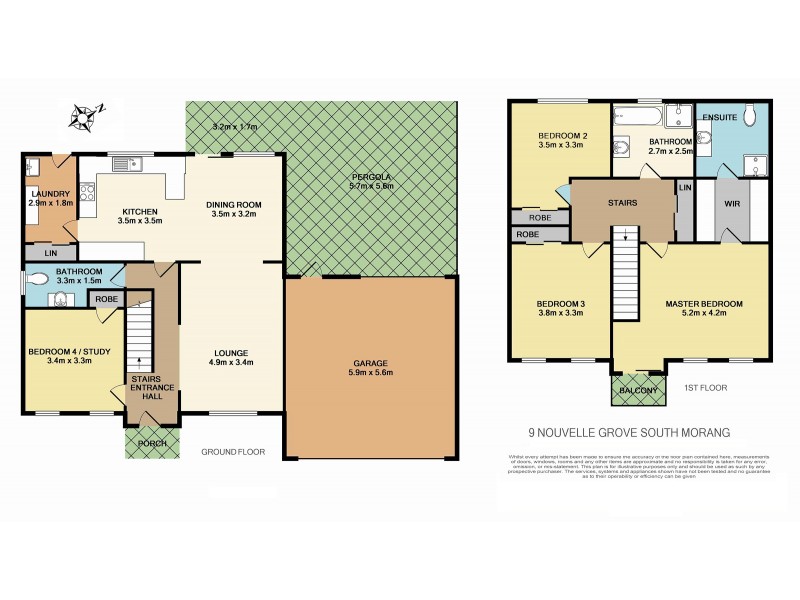 9 Nouvelle Grove, South Morang VIC 3752 Floorplan