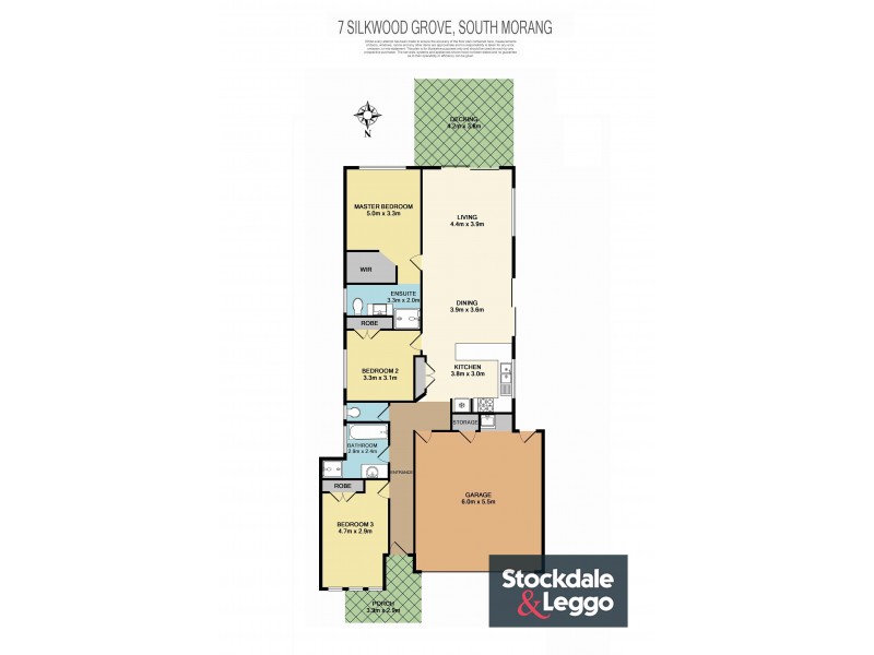 7 Silkwood Grove, South Morang VIC 3752 Floorplan