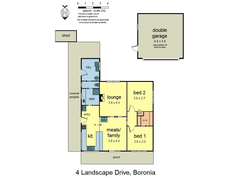 4 Landscape Drive, Boronia VIC 3155 Floorplan