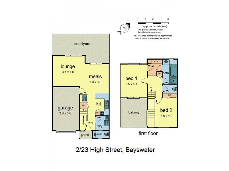 2/23 High Steet, Bayswater VIC 3153 Floorplan