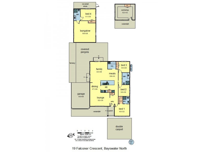 19 Falconer Crescent, Bayswater North VIC 3153 Floorplan