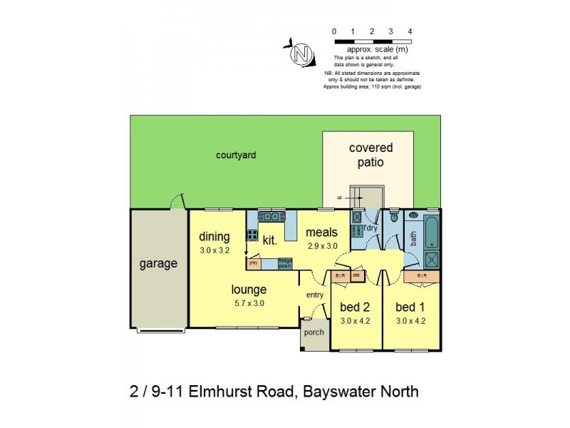 2/9-11 Elmhurst Road, Bayswater North VIC 3153 Floorplan