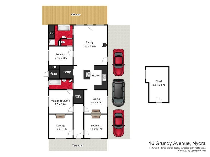 16 Grundy Avenue, Nyora VIC 3987 Floorplan