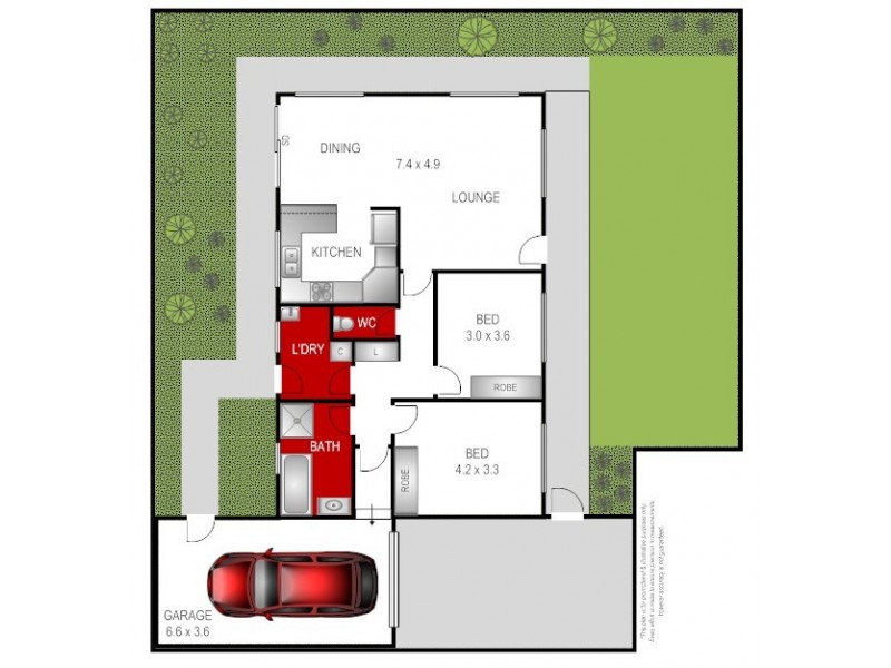 2/14 Milton Street, Bannockburn VIC 3331 Floorplan