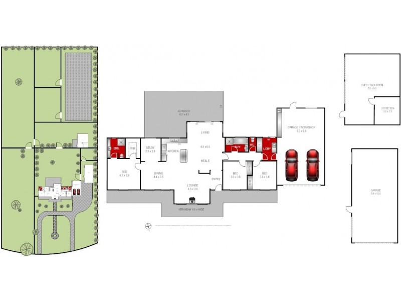 43 Marrabah Crescent, Teesdale VIC 3328 Floorplan