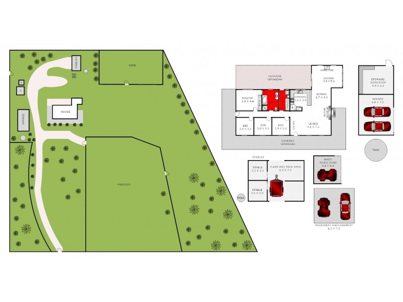 1420 Steiglitz Road, Sutherlands Creek VIC 3331 Floorplan