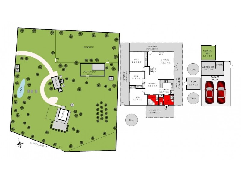 28 Sutherland Street, Meredith VIC 3333 Floorplan