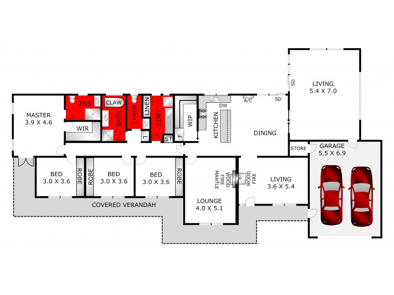 91 Eagle Court, Teesdale VIC 3328 Floorplan