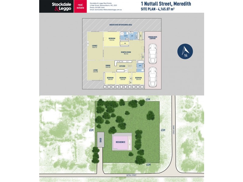 1 Nuttall Street, Meredith VIC 3333 Floorplan