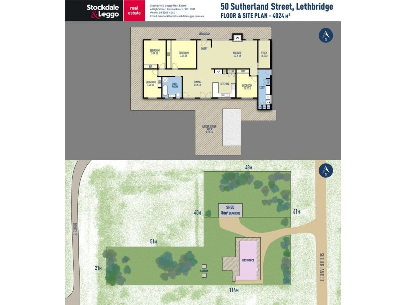 50 Sutherland Street, Lethbridge VIC 3332 Floorplan