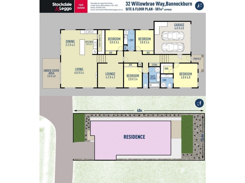 32 Willowbrae Way, Bannockburn VIC 3331 Floorplan