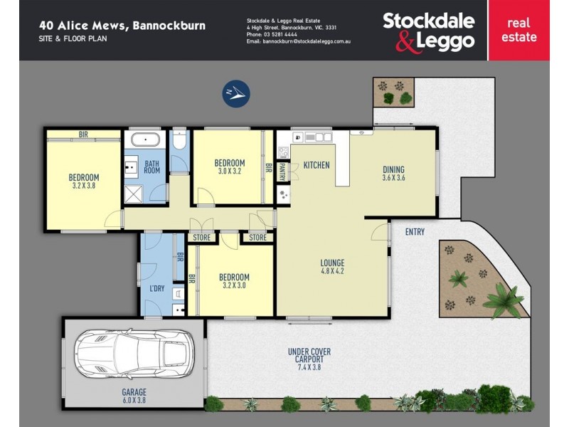 40 Alice Mews, Bannockburn VIC 3331 Floorplan