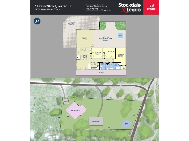 1 Lawler Street, Meredith VIC 3333 Floorplan