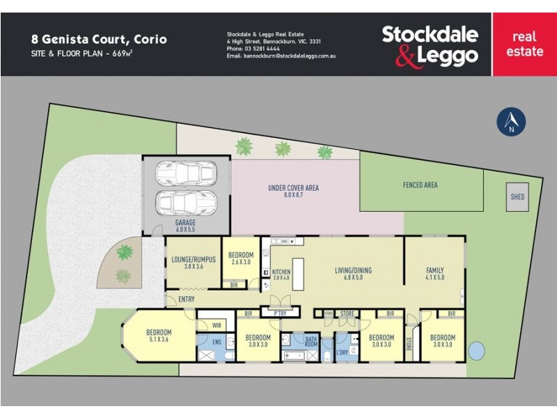 8 Genista Court, Corio VIC 3214 Floorplan