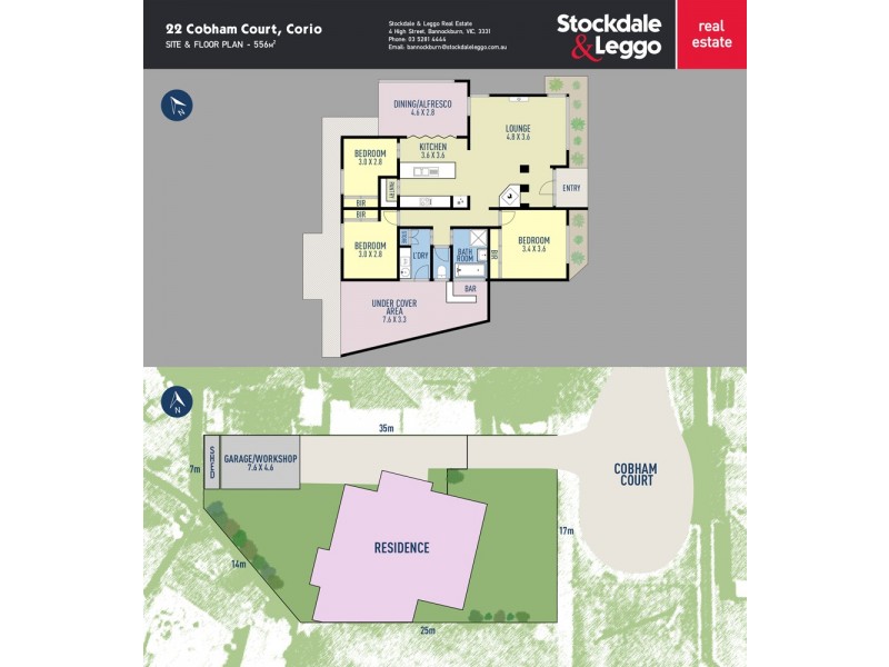 22 Cobham Court, Corio VIC 3214 Floorplan