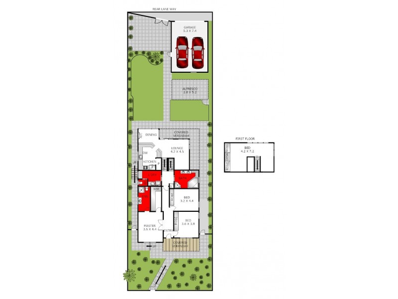 13 Collins Street, Belmont VIC 3216 Floorplan