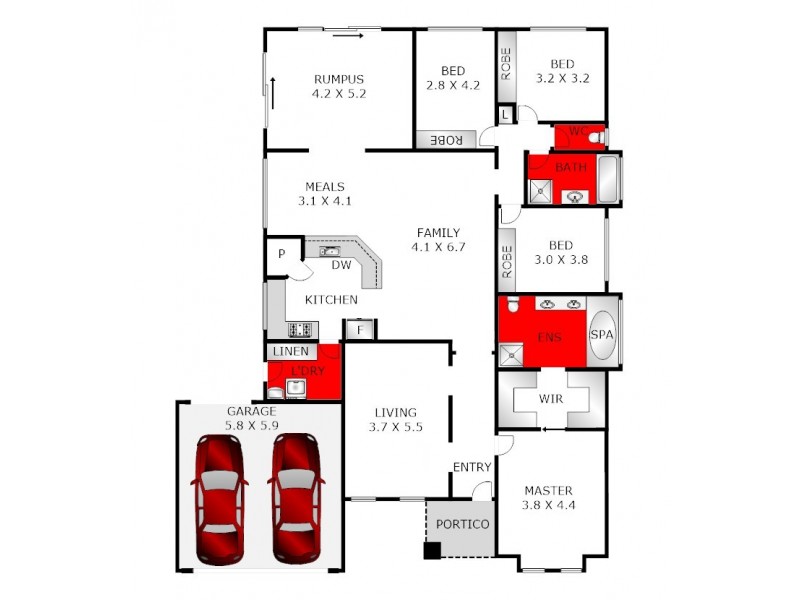 13 -14 Annies Lane, Grovedale VIC 3216 Floorplan