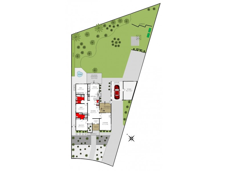 19 Fairfield Avenue, Belmont VIC 3216 Floorplan