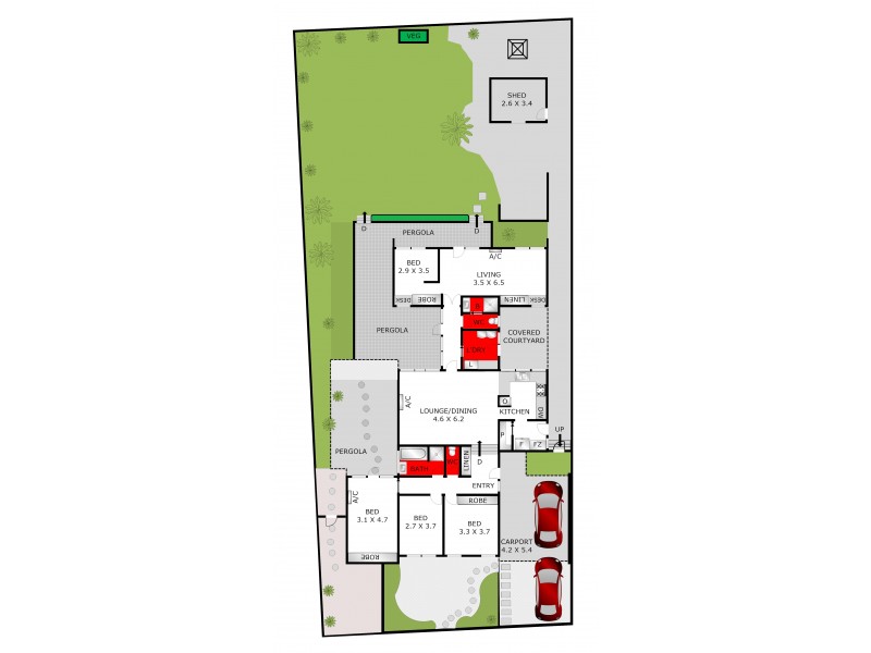 48 Heyers Road, Grovedale VIC 3216 Floorplan