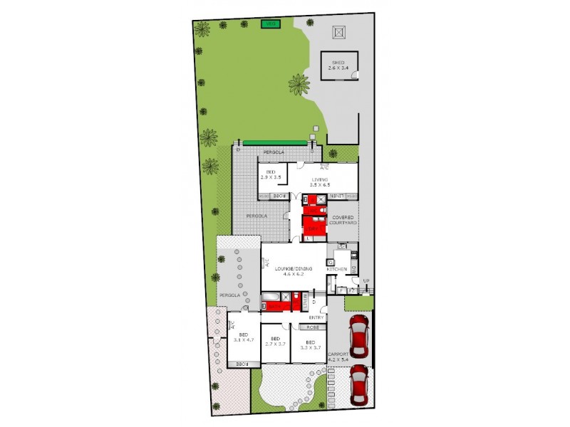 48 Heyers Road, Grovedale VIC 3216 Floorplan