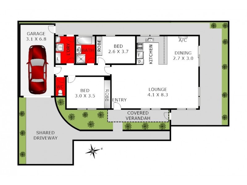 3/2 Elizabeth Street, Belmont VIC 3216 Floorplan