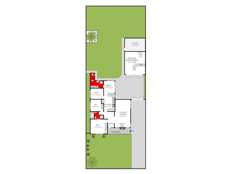 243 Shannon Avenue, Manifold Heights VIC 3218 Floorplan