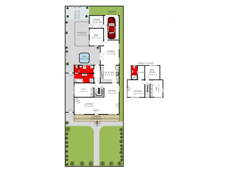 54 Anderson Street, East Geelong VIC 3219 Floorplan