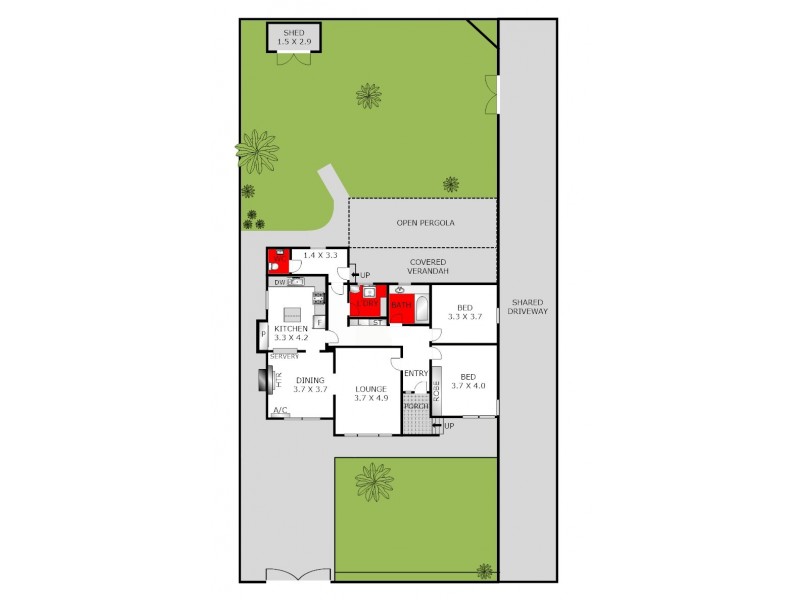 1/28 Isabella Street, Geelong West VIC 3218 Floorplan