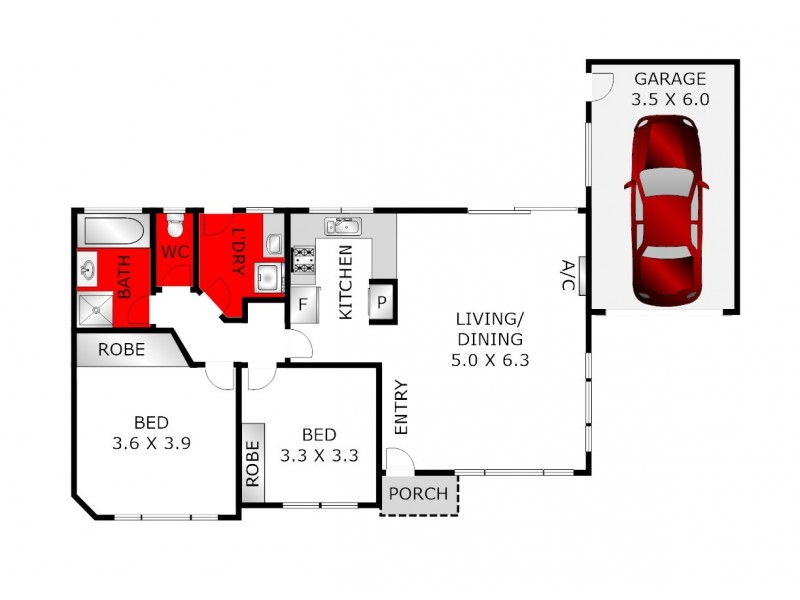 2/17 Laura Avenue, Belmont VIC 3216 Floorplan
