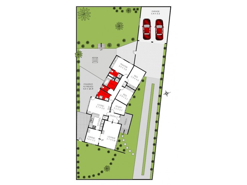 8 Tarring Court, Highton VIC 3216 Floorplan