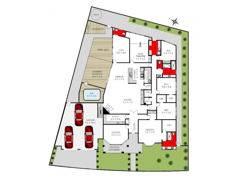 28-30 Grantham Drive, Highton VIC 3216 Floorplan