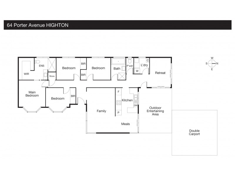 64 Porter Avenue, Highton VIC 3216 Floorplan