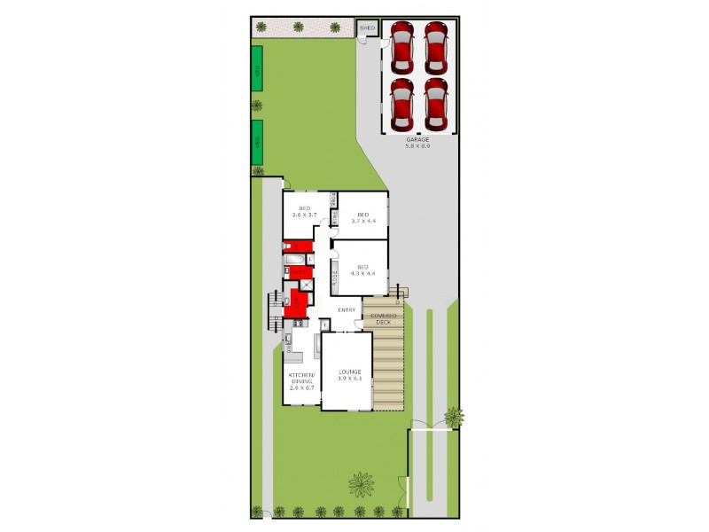 6 Murray Street, Highton VIC 3216 Floorplan