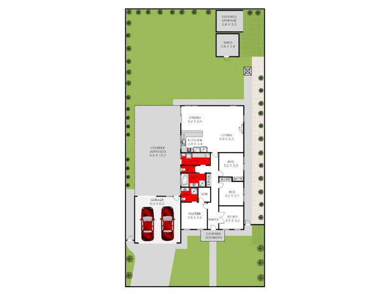 79 Fogarty Avenue, Highton VIC 3216 Floorplan