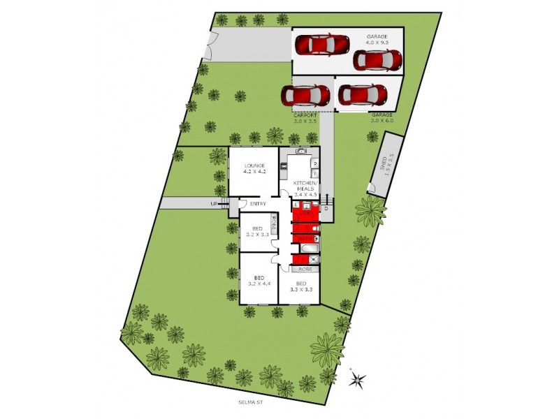 8 Selma Street, Corio VIC 3214 Floorplan