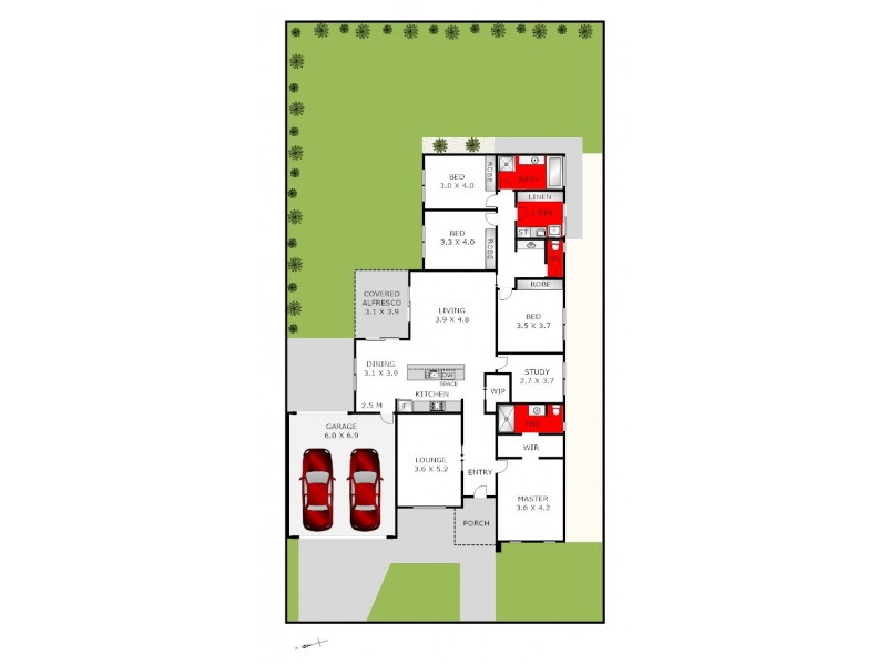 26 Heathwood Way, Ocean Grove VIC 3226 Floorplan