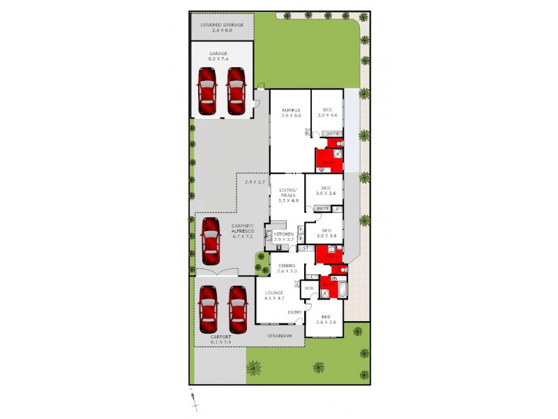 9 Cernan Court, Whittington VIC 3219 Floorplan