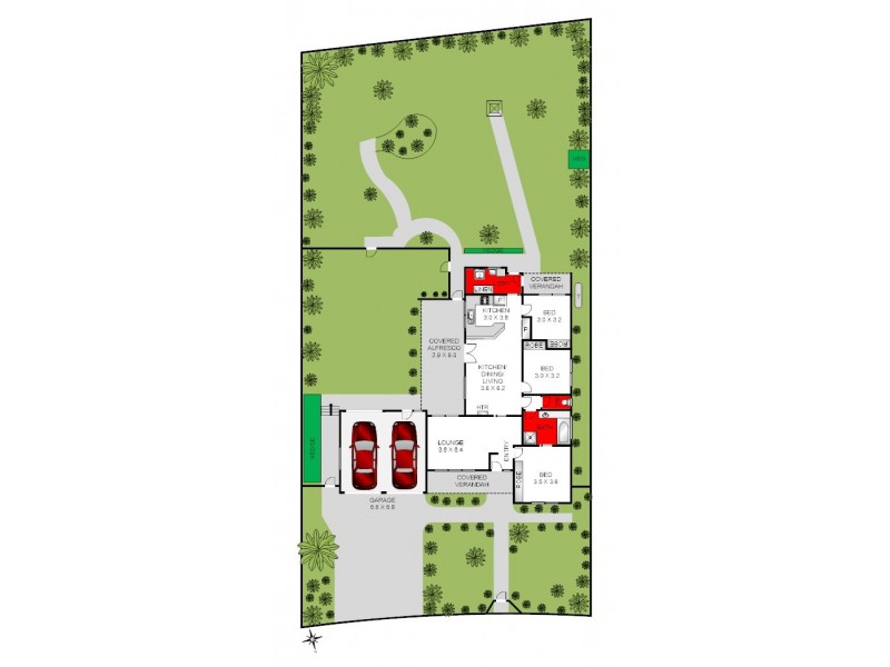 5 Augustine Drive, Highton VIC 3216 Floorplan