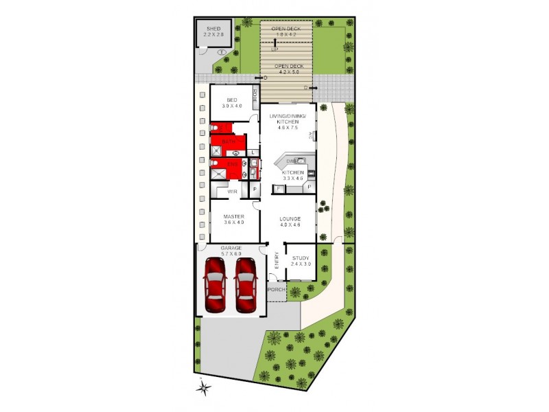 5 Redgum Court, Belmont VIC 3216 Floorplan
